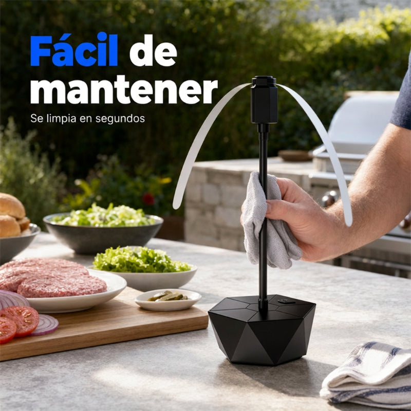 🔥50% popust🏷️🪁 Prenosni električni odganjalnik muh – brez kemikalij 🪫 USB polnjenje 🧺 zložljiva zasnova 🍽️ univerzalna uporaba za obroke
