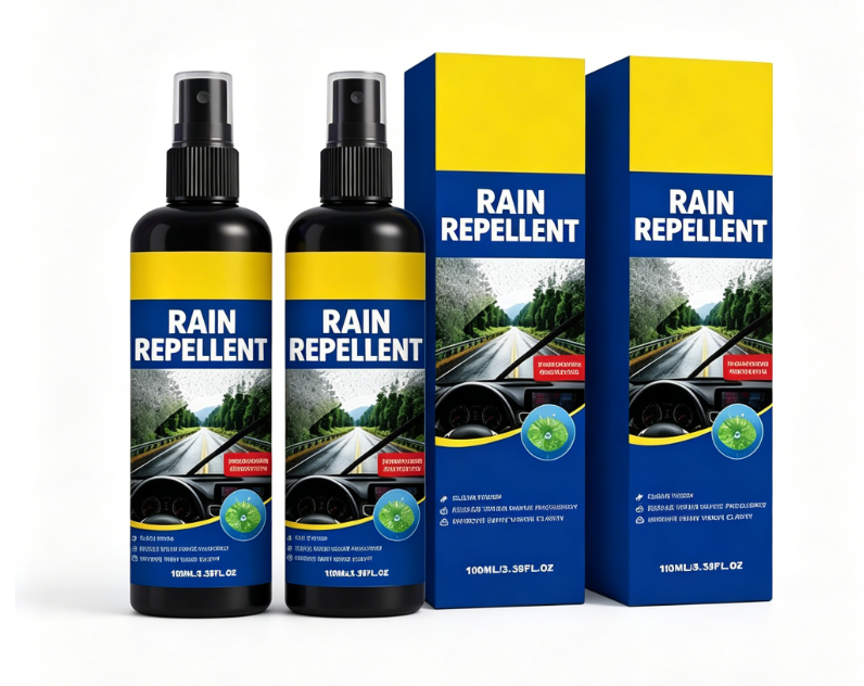 “1+1 ingyen 🎁✨”💧 Kristálytiszta víztaszító szélvédő-spray, 🚗 hidrofób bevonattal, 🌧️ heves esőben is tiszta kilátás – 100 ml
