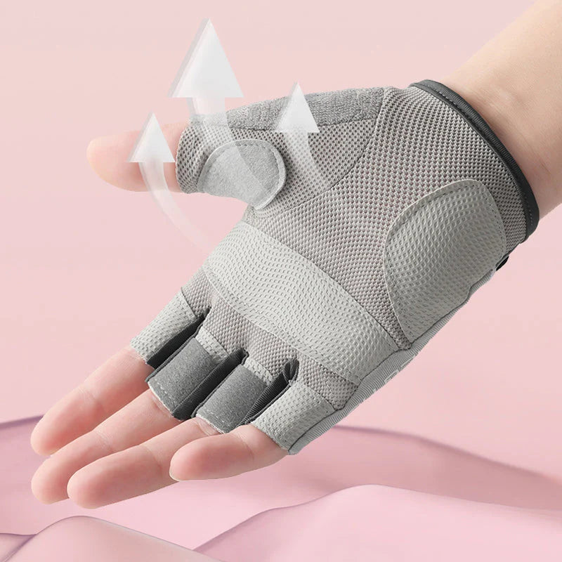 🧤 Légáteresztő, csúszásgátló fitneszkesztyű – Teljes tenyérvédelem, ergonómikus párnázás – Utánvéttel ✨