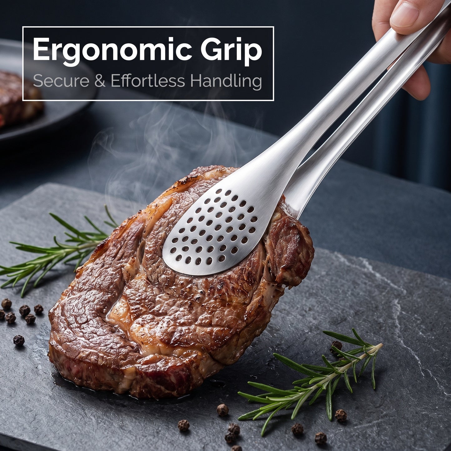 🔥50% Kedvezmény🏷️🥩 Rozsdamentes acél barbecue fogó – 🍗 élelmiszerbiztonságos anyagból, 🛡️ hőálló kialakítással
