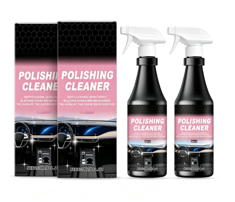 “1+2ingyen 🎁✨”🔥50% Kedvezmény🧼 Minden egyben tisztító- és ápoló spray autó belső terekhez – 🌟 tartós fény, 💧 víz- és foltálló védelem