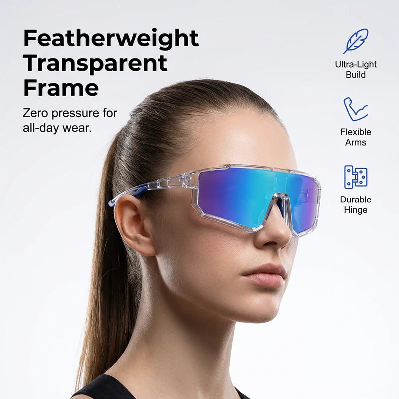 🔥50% Kedvezmény🏷️🏃‍♀️ Okos fotokromatikus sport szemüveg – 🔄 azonnal alkalmazkodik a fényhez, ☀️ tökéletes futáshoz és kerékpározáshoz