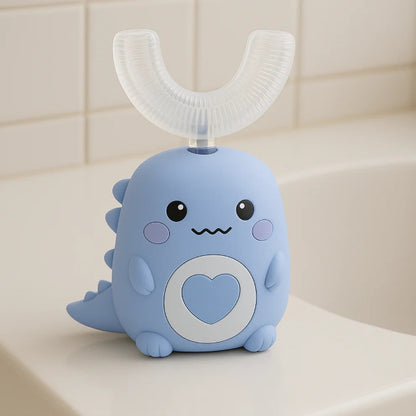 Otroška 360° sonična zobna ščetka – LED Dino, 5 načinov, za otroke od 2 do 8 let | TOOFY
