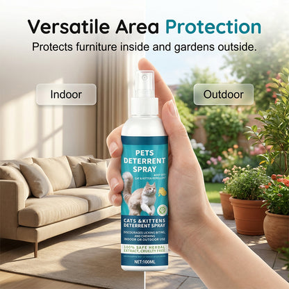 🔥50% Kedvezmény🏷️Vásárolj egyet, kapsz egyet ingyen🎁🐈 Gyógynövényes, 🌿 biztonságos állatriasztó spray – 🛡️ megóvja a bútorokat a karmolástól és a vizeletnyomoktól