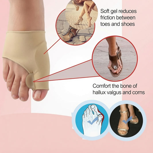 “1+1 ingyen 🎁✨” 🦶 Bunion-korrektor – 🔧 műtét nélkül, fájdalomcsillapító gélpárnákkal, 👟 kényelmes viselet – FIXEDFEET