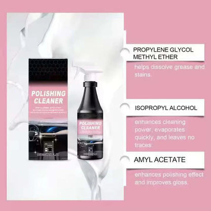 “1+2ingyen 🎁✨”🔥50% Kedvezmény🧼 Minden egyben tisztító- és ápoló spray autó belső terekhez – 🌟 tartós fény, 💧 víz- és foltálló védelem