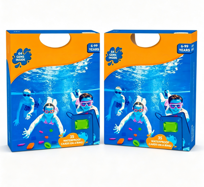 “1+1 ingyen 🎁✨” 🏊‍♂️💎 Víz alatti kalandjáték! SkillSprout búvár gyémántkereső – 🧠memória + sebesség, 💦medencéhez, 🎁64 színes drágakő