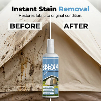 🔥 Kettőt vásárolva egyet ingyen kapsz ⏰🏕️ Kaland után koszos a sátrad? 🌧️ Fél az esőtől? 🧴 Ez a tisztító spray új fényt ad – mélytisztítás, vízlepergető védelem, penészgátló