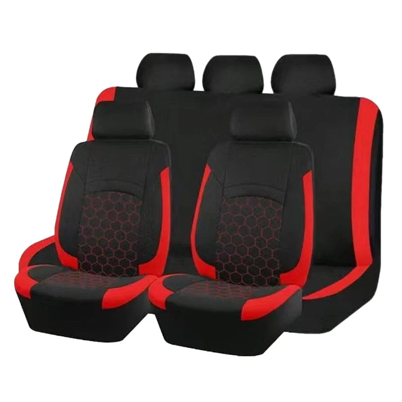 🚗Univerzális, 9 darabból álló autóüléshuzat-készlet, 5 üléses modellekhez🛡️