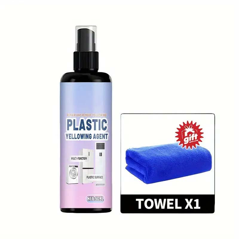 “1+1 ingyen 🎁✨”🔥50% Kedvezmény🏷️🧼 Többcélú műanyag-sárguláseltávolító spray – ✨ visszaadja a fehér műanyagok eredeti fényét, 🛡️ oxidáció és szennyeződés ellen
