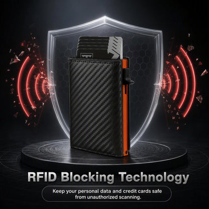 Pop-up usnjena denarnica z RFID zaščito | WALTSAFE