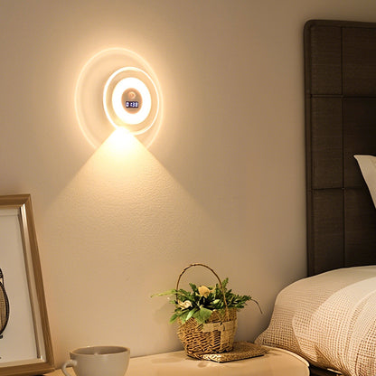 “1+1 ingyen 🎁✨” 🔥50% Kedvezmény🏷️💡 Intelligens LED-es éjszakai lámpa órával – 🌙 mozgásérzékelő, 3 színű fény, 🔋 energiahatékony