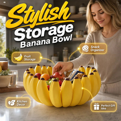 🍌✨Kreatív, banán alakú gyümölcstál a konyhádba