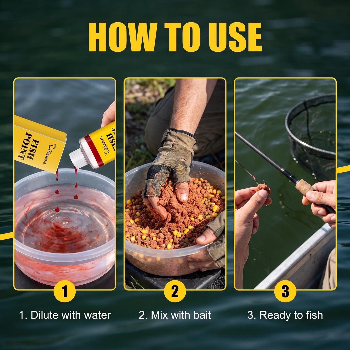 "1+2 brezplačno 🎁✨"🎣 Vabe za ribolov – 🐟 močan privlačevalec, 🌿 naravne sestavine, 💪 večji ulov