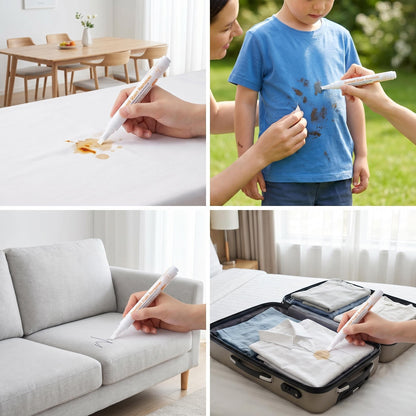 “1+2ingyen 🎁✨”🔥50% Kedvezmény🏷️✨ Azonnali hatású ruhatisztító és folttisztító toll – 🧼 kompakt, hordozható, 🛡️ kíméletes a szövetekhez