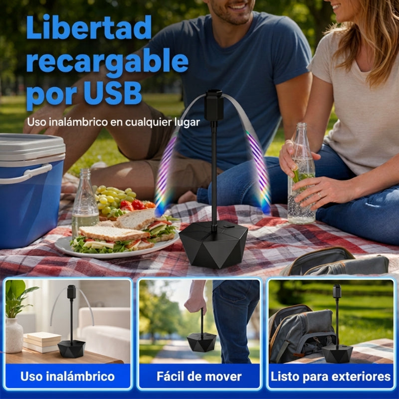 🔥50% popust🏷️🪁 Prenosni električni odganjalnik muh – brez kemikalij 🪫 USB polnjenje 🧺 zložljiva zasnova 🍽️ univerzalna uporaba za obroke