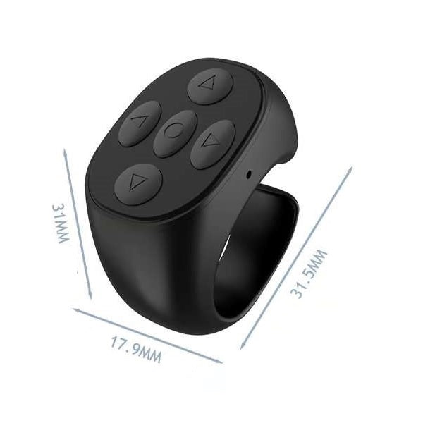 Bluetooth daljinski upravljalnik za prst – Selfiji, pomikanje in upravljanje multimedijskih vsebin | TAPCONTROL