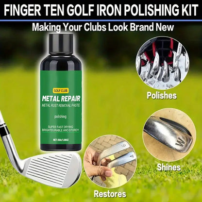 🔥Vásárolj egyet, kapsz egyet ingyen🎁🏌️ Professzionális golfütő-polírozópaszta, ✨ rozsdaeltávolítás, 🛡️ tartós védőréteg – 30/50ml, 3 év szavatosság