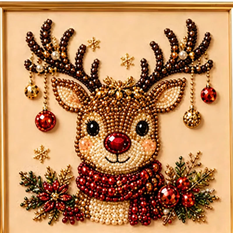 Božični DIY komplet za biserno sliko | XMASART