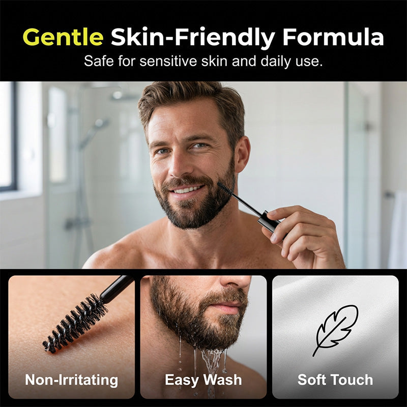 🔥50% Kedvezmény🏷️🧔 Azonnali szakáll- és szemöldökfesték, 🖤 természetes fekete pigmenttel, ✨ kompakt, 12 ml-es kiszerelésben – utazáshoz is ideális