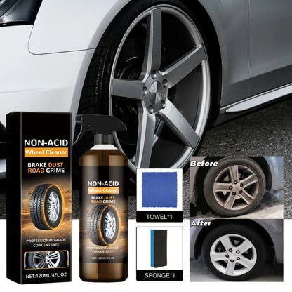 “1+2ingyen 🎁✨”⏰ Korlátozott ideig érvényes ajánlat 🎁🚗 Savmentes keréktisztító szett – 🧼 fékpor eltávolító, ✨ gumi fényező – minden típusú felnihez