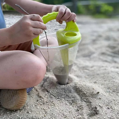 1+1 ingyen 🎁✨”🏖️ Kreatív, kúp alakú homokjáték, 🏰 öntőformák rétegezett tornyokhoz – több, mint egy egyszerű vödör