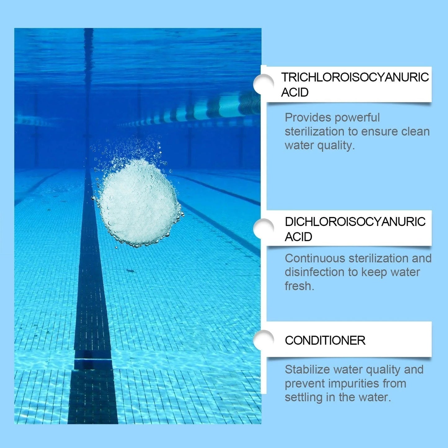 Tablete za čiščenje bazena | POOLCLEAN