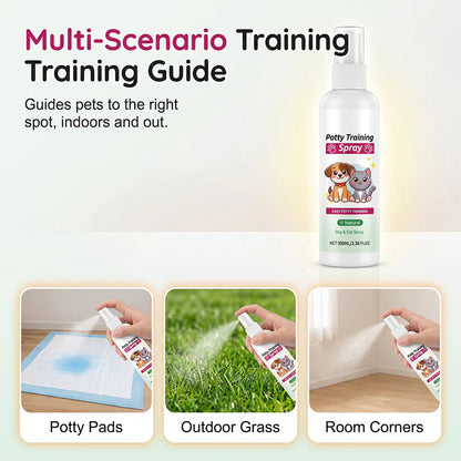 🔥50% Kedvezmény🐕🐱 Tanítsd meg a helyes helyre! Kisállat tisztasági nevelő spray – 🌿természetes feromonok, 🏠benti használatra, 🚫nem mérgező