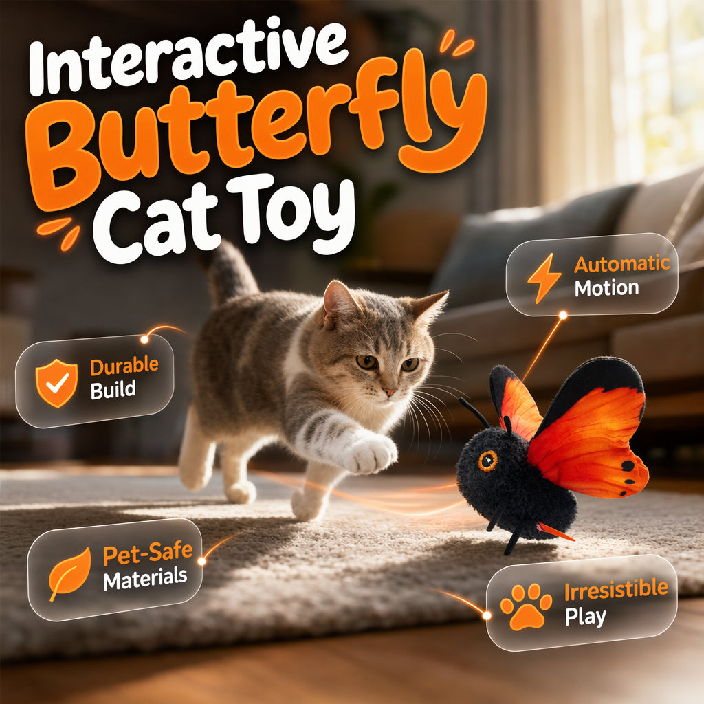 Pametna gibljiva metuljasta igrača za mačke | CATFLY