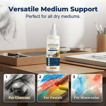 🔥50% Kedvezmény🏷️🎨 Professzionális rögzítő spray művészeknek – 🖌️ szénhez, pasztellhez és akrilhoz, 🌫️ ultrafinom ködfelhővel