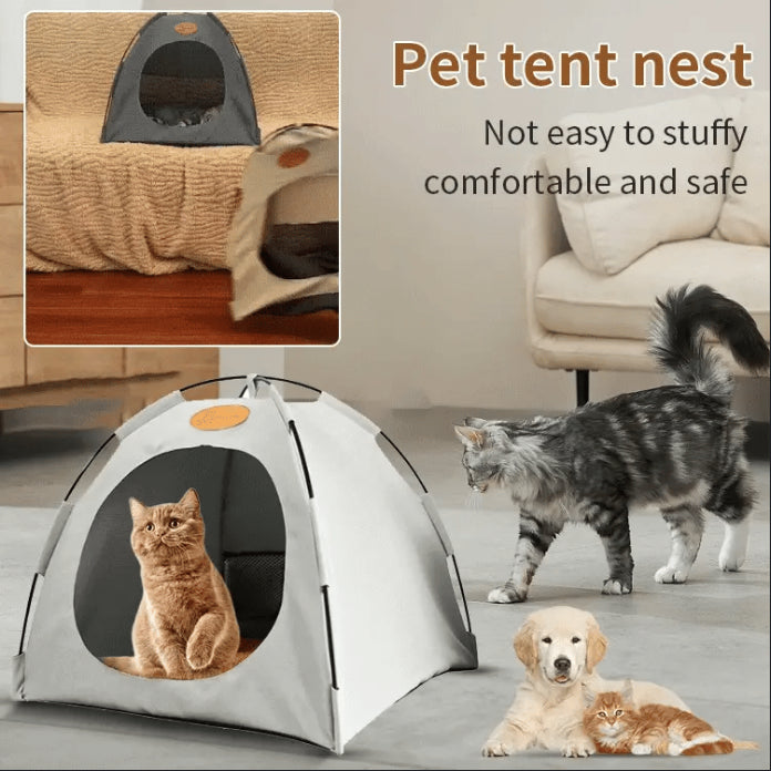 🔥 50% kedvezmény 🏷️🐾 Összecsukható kisállat-sátor ⛺