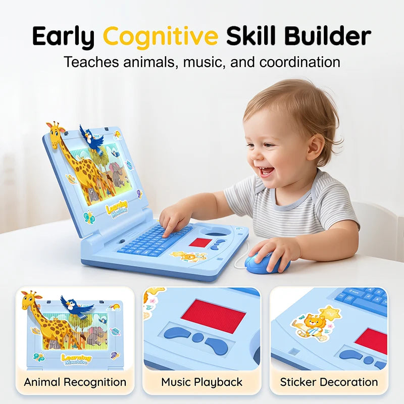 Interaktivni izobraževalni otroški prenosni računalnik | KIDLAPTOP