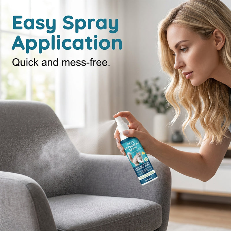 🔥50% Kedvezmény🏷️Vásárolj egyet, kapsz egyet ingyen🎁🐈 Gyógynövényes, 🌿 biztonságos állatriasztó spray – 🛡️ megóvja a bútorokat a karmolástól és a vizeletnyomoktól
