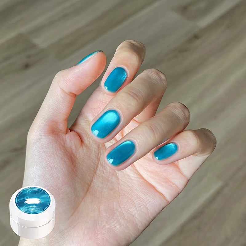 🔥50% Kedvezmény🏷️🐱 Mágneses csillámporos cat eye géllakk – ✨ üvegszerű jelly hatással, 🌈 17 színben – szalonminőség otthonra