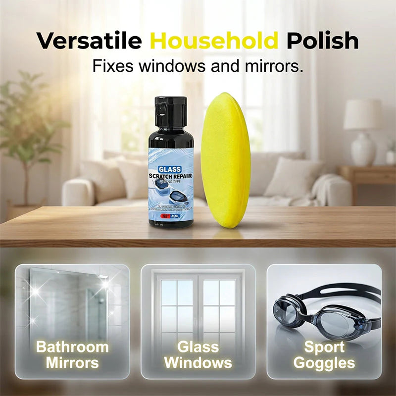 🔥50% Kedvezmény🏷️💰Minél több, annál olcsóbb👓 Univerzális lencsekarcolás-eltávolító folyadék – 🧼 egyetlen törléssel eltünteti a karcolásokat, 🌟 visszaadja a HD tisztaságot