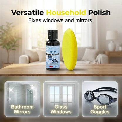 🔥50% Kedvezmény🏷️💰Minél több, annál olcsóbb👓 Univerzális lencsekarcolás-eltávolító folyadék – 🧼 egyetlen törléssel eltünteti a karcolásokat, 🌟 visszaadja a HD tisztaságot