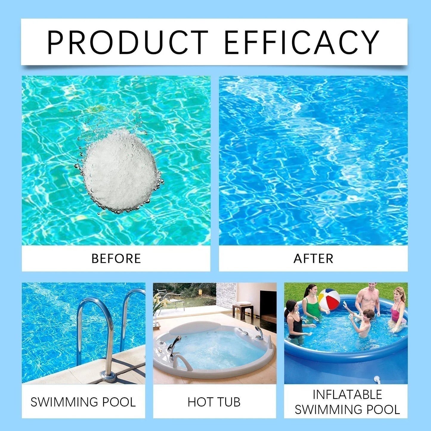 Tablete za čiščenje bazena | POOLCLEAN