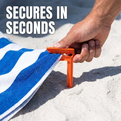 🔥 50% Kedvezmény 🏷️📏 Több méretben kapható 🌊 Szélbiztos strandpaplan csipesz – Homokba és fűbe egyaránt tökéletesen rögzít 🏖️🌬️