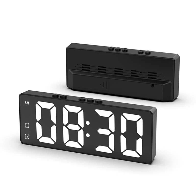🔥 50% Kedvezmény 🏷️Korlátozott ideig érvényes ajánlat 🎁⏰Minimalista digitális ébresztőóra hálószobába és irodába