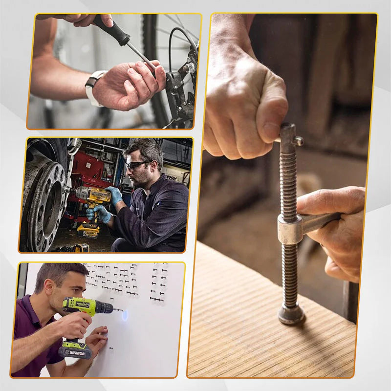 🔥50% Kedvezmény🏷️🔩 Menetjavító reszelő – 8 különböző menetlépcsőhöz, 🛠️ 45# szénacélból, 🔧 kényelmes ergonomikus markolattal