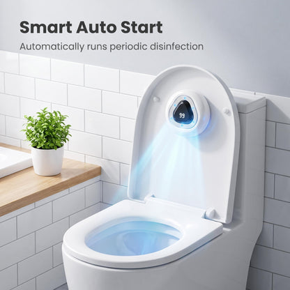 "1+2 brezplačno 🎁✨"🚽 UV-razkuževalnik za stranišče – 🦠 99,99 % bakterij, ⚡ avtomatsko vklop in izklop – SAMOCLEAN