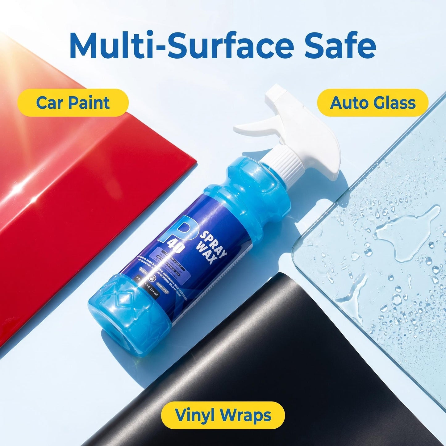 🔥50% Kedvezmény🏷️🚗 Kerámia-hibrid folyékony viasz spray, 💧 erős víztaszító hatással, ✨ karnaubaviaszos fény – autófényezésre, üvegre és műanyagra