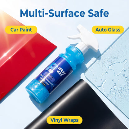 🔥50% Kedvezmény🏷️🚗 Kerámia-hibrid folyékony viasz spray, 💧 erős víztaszító hatással, ✨ karnaubaviaszos fény – autófényezésre, üvegre és műanyagra