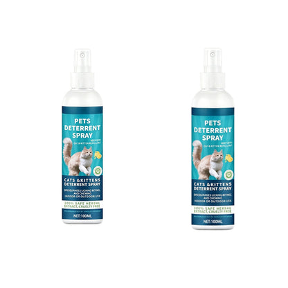 🔥50% Kedvezmény🏷️Vásárolj egyet, kapsz egyet ingyen🎁🐈 Gyógynövényes, 🌿 biztonságos állatriasztó spray – 🛡️ megóvja a bútorokat a karmolástól és a vizeletnyomoktól