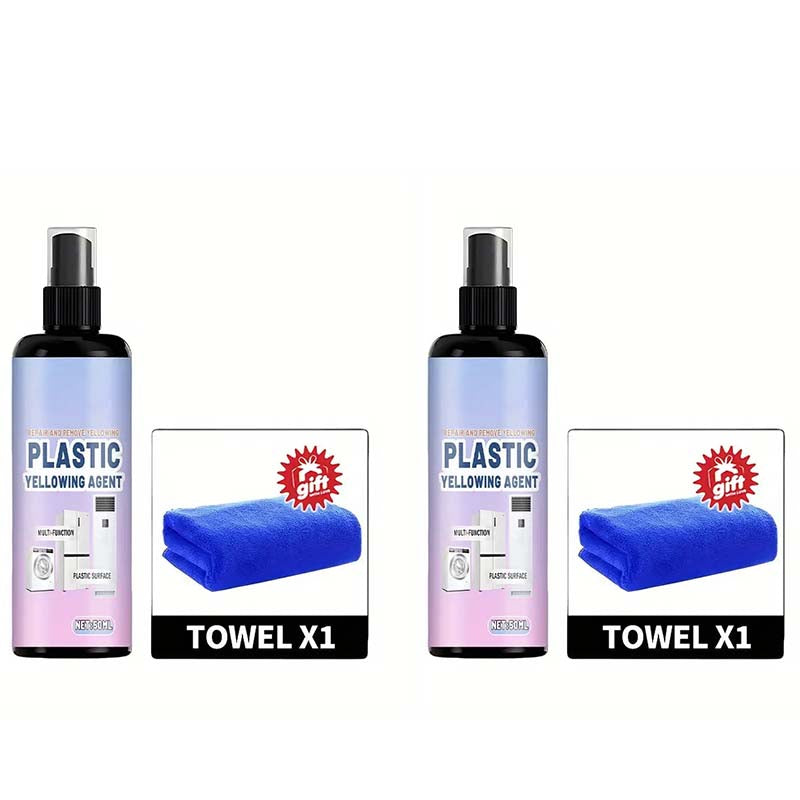 “1+1 ingyen 🎁✨”🔥50% Kedvezmény🏷️🧼 Többcélú műanyag-sárguláseltávolító spray – ✨ visszaadja a fehér műanyagok eredeti fényét, 🛡️ oxidáció és szennyeződés ellen
