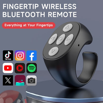 Bluetooth daljinski upravljalnik za prst – Selfiji, pomikanje in upravljanje multimedijskih vsebin | TAPCONTROL