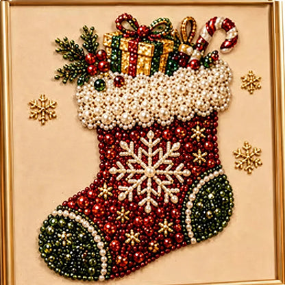 Božični DIY komplet za biserno sliko | XMASART