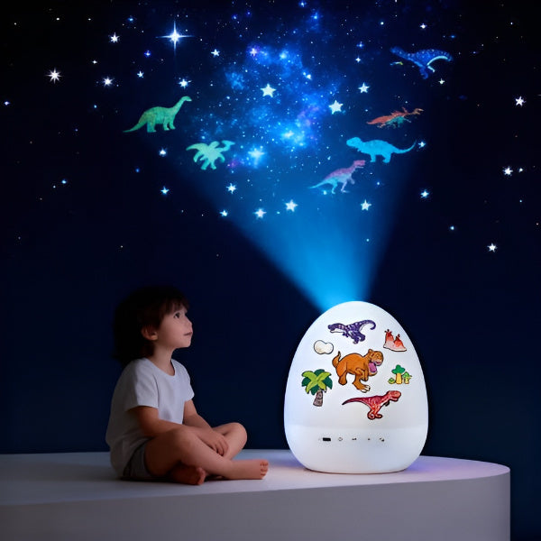 Čarobna nočna svetloba in projektor melodij | DINODREAM
