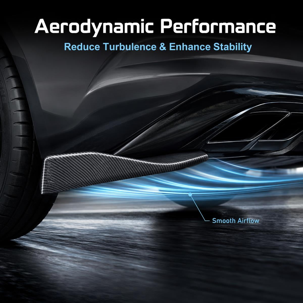 🏎️✨ Aerodinamični univerzalni podaljšek zadnjega odbijača