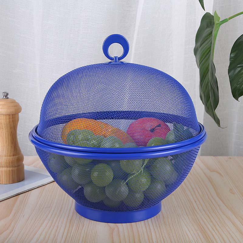 🧺 IDŐKORLÁTOS AKCIÓ: 50% KEDVEZMÉNY! 🍇 Zárt, fedeles gyümölcskosár – lélegző háló, lecsepegtető funkcióval ✨